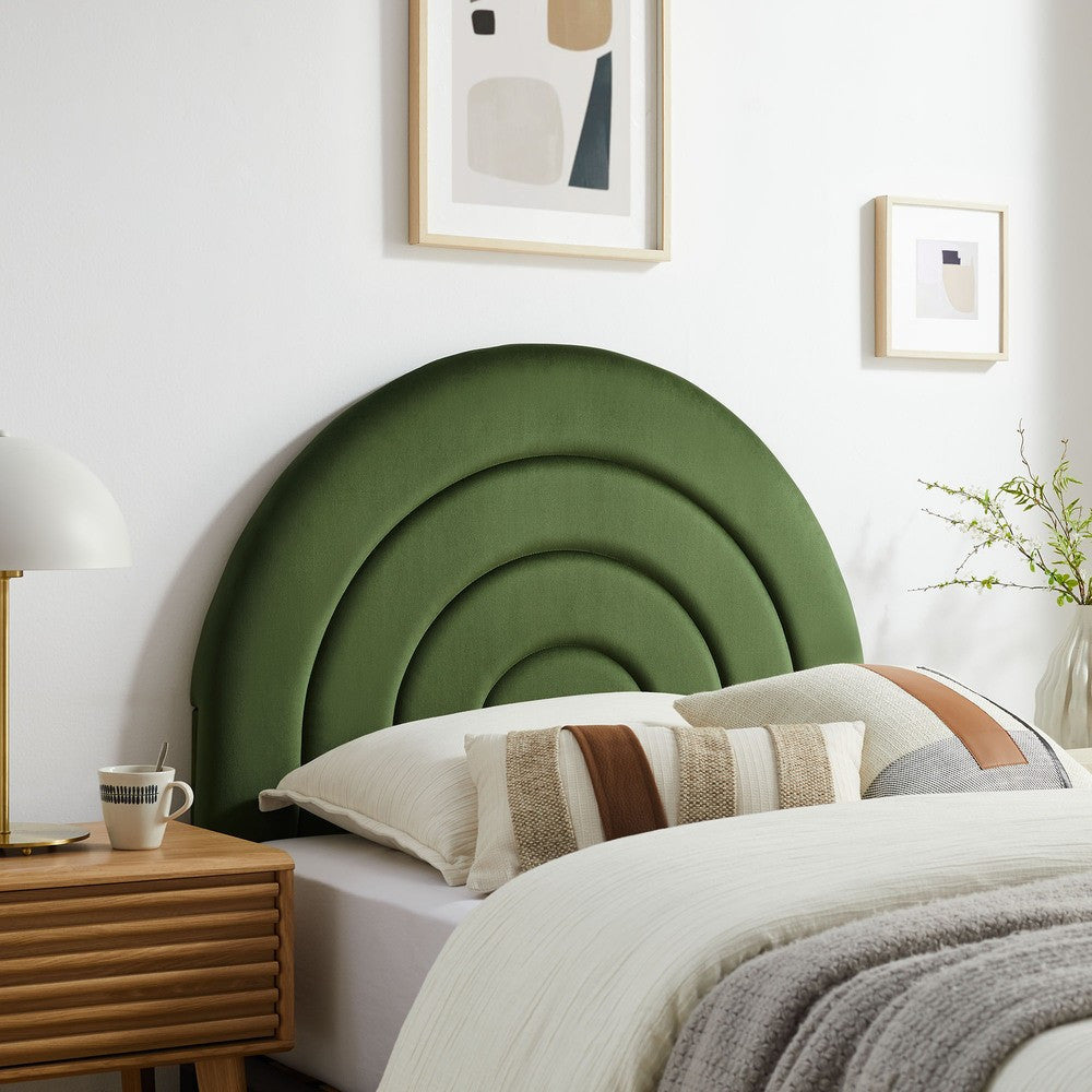MOD-7169 Solana Arched Performance Velvet Twin Headboard by Modway