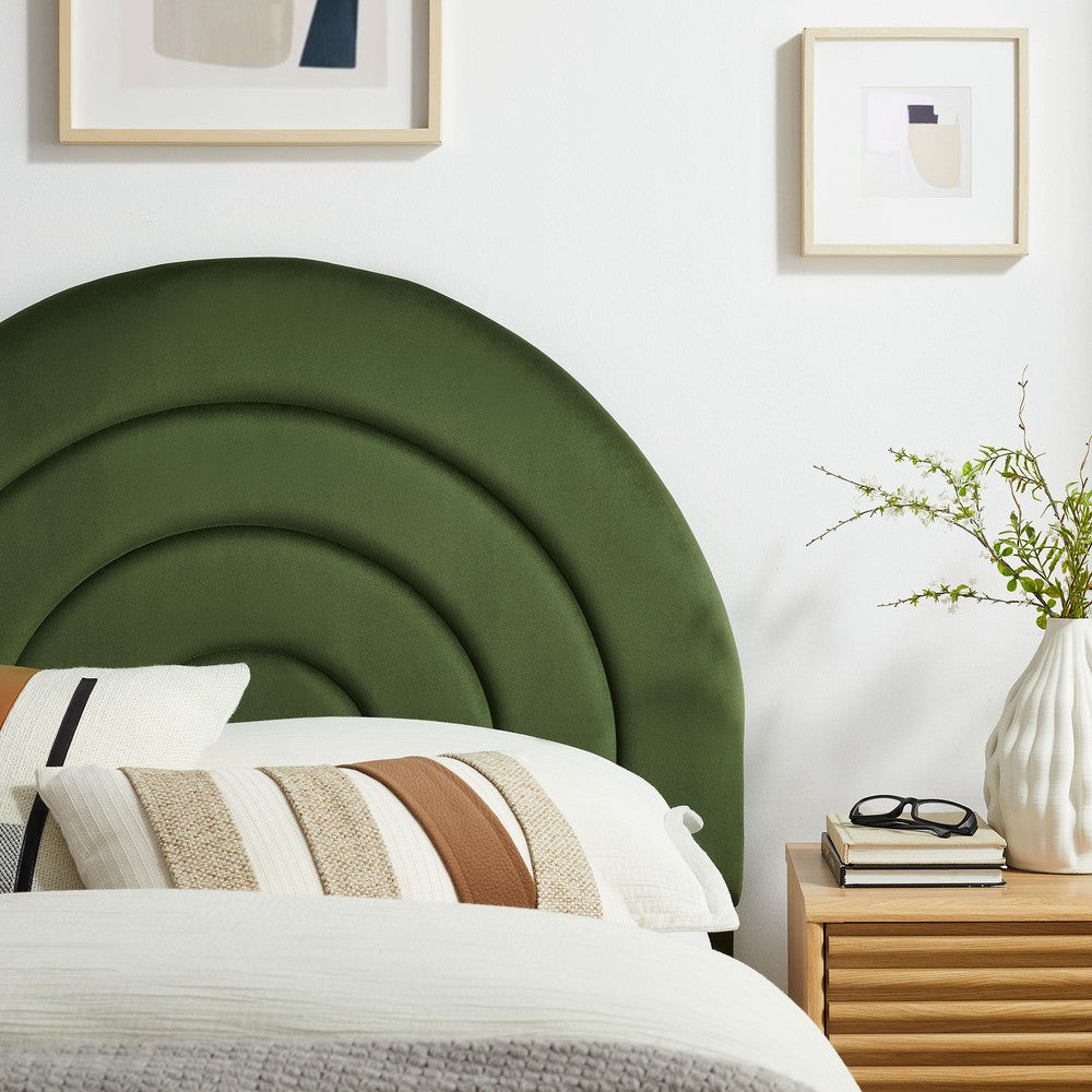 MOD-7169 Solana Arched Performance Velvet Twin Headboard by Modway