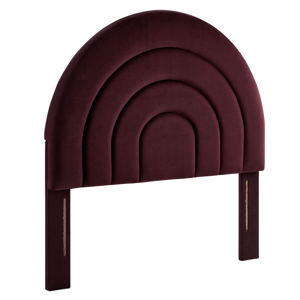 MOD-7169 Solana Arched Performance Velvet Twin Headboard by Modway