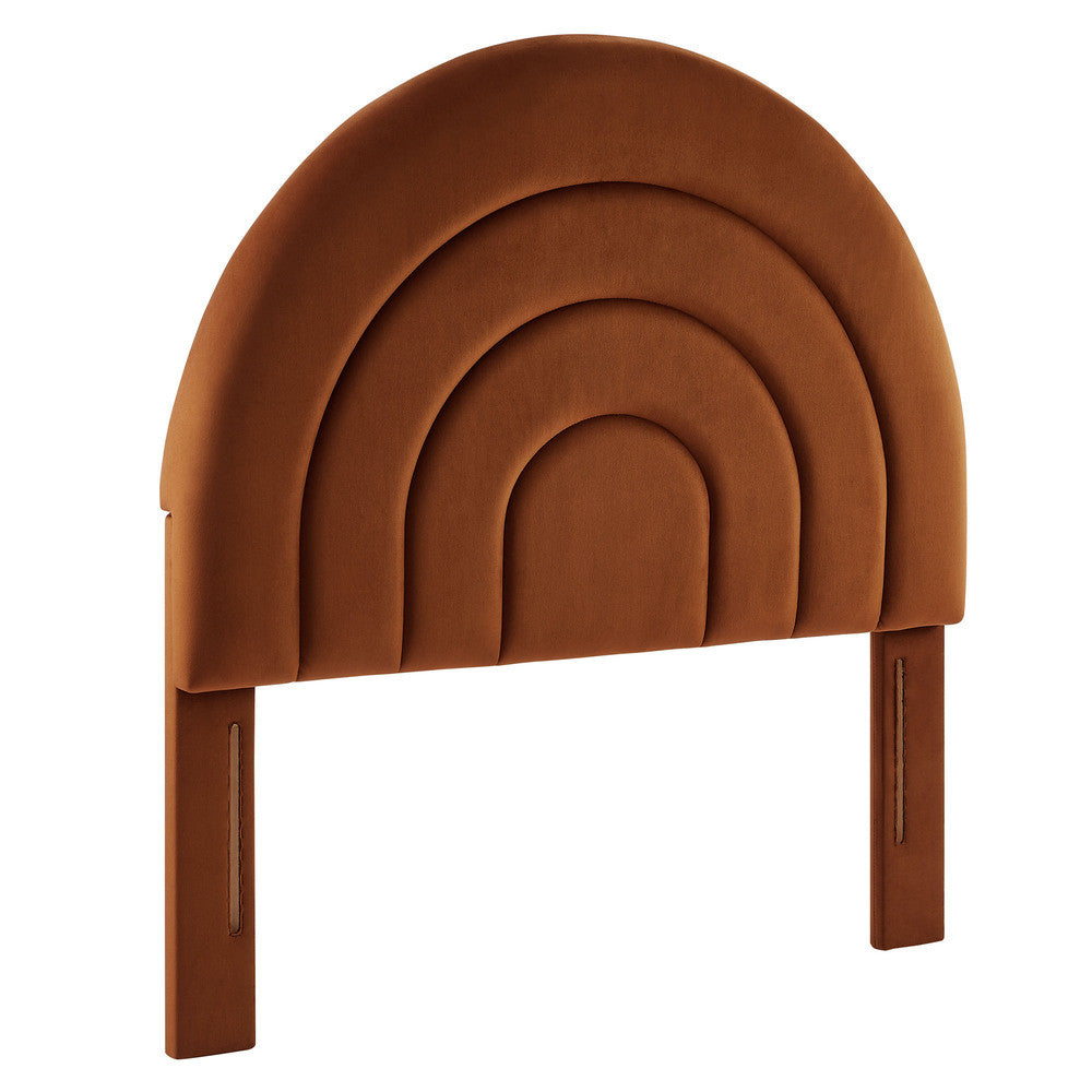 MOD-7169 Solana Arched Performance Velvet Twin Headboard by Modway