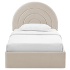 MOD-7165 Solana Arched Performance Velvet Twin Platform Bed by Modway