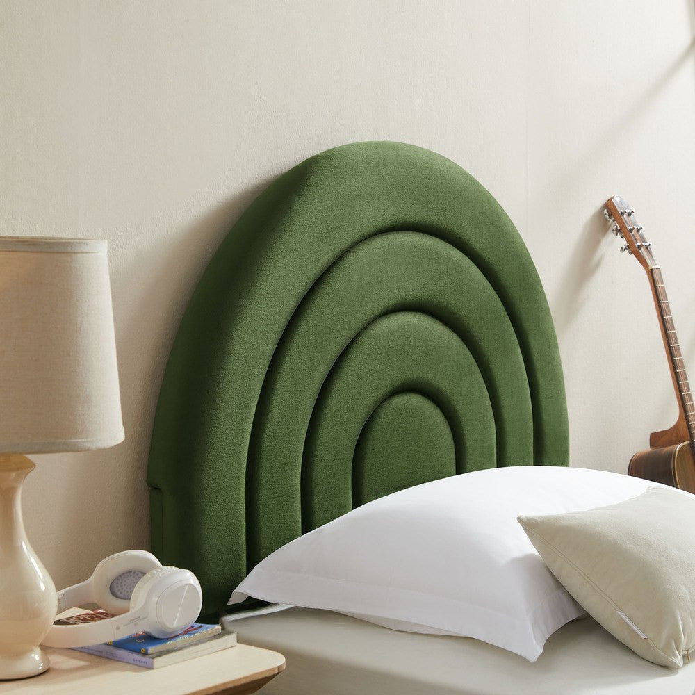 MOD-7165 Solana Arched Performance Velvet Twin Platform Bed by Modway