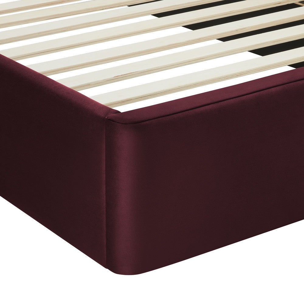 MOD-7165 Solana Arched Performance Velvet Twin Platform Bed by Modway