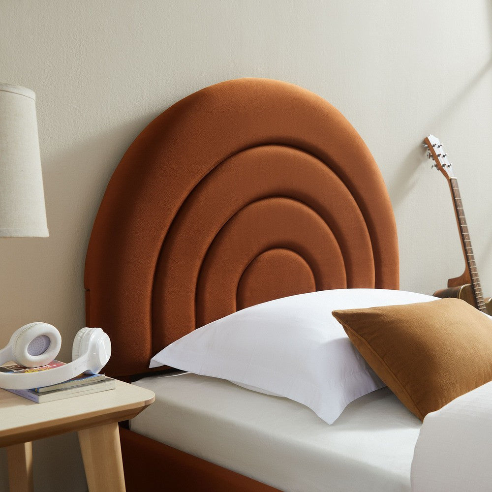 MOD-7165 Solana Arched Performance Velvet Twin Platform Bed by Modway