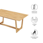 EEI-6914 Solara 71" Rectangle Wood Dining Table by Modway