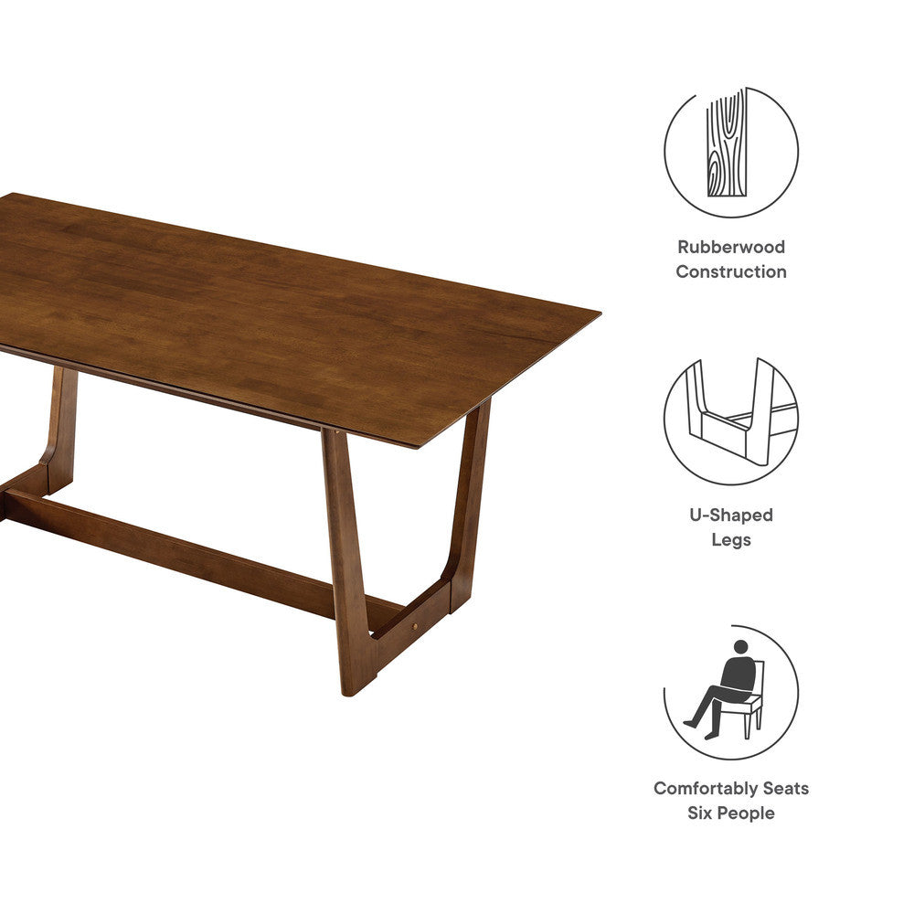EEI-6914 Solara 71" Rectangle Wood Dining Table by Modway