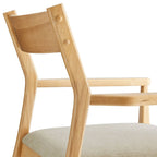 EEI-6916 Solara Fabric Wood Dining Armchairs Set of 2 by Modway