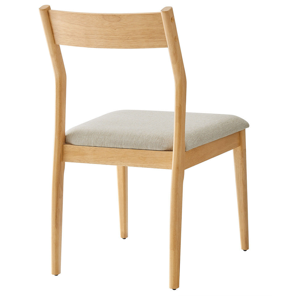 EEI-6918 Solara Fabric Wood Dining Side Chairs Set of 2 by Modway