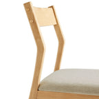 EEI-6918 Solara Fabric Wood Dining Side Chairs Set of 2 by Modway