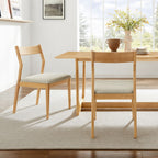 EEI-6918 Solara Fabric Wood Dining Side Chairs Set of 2 by Modway