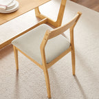 EEI-6918 Solara Fabric Wood Dining Side Chairs Set of 2 by Modway