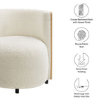 EEI-6994-NAT-IVO Solis Boucle Accent Chair by Modway