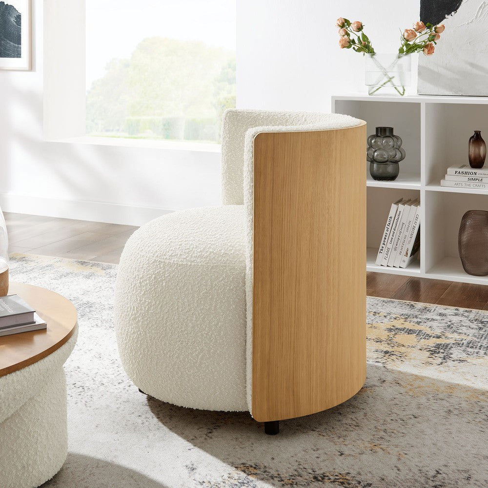 EEI-6994-NAT-IVO Solis Boucle Accent Chair by Modway