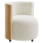 EEI-6994-NAT-IVO Solis Boucle Accent Chair by Modway