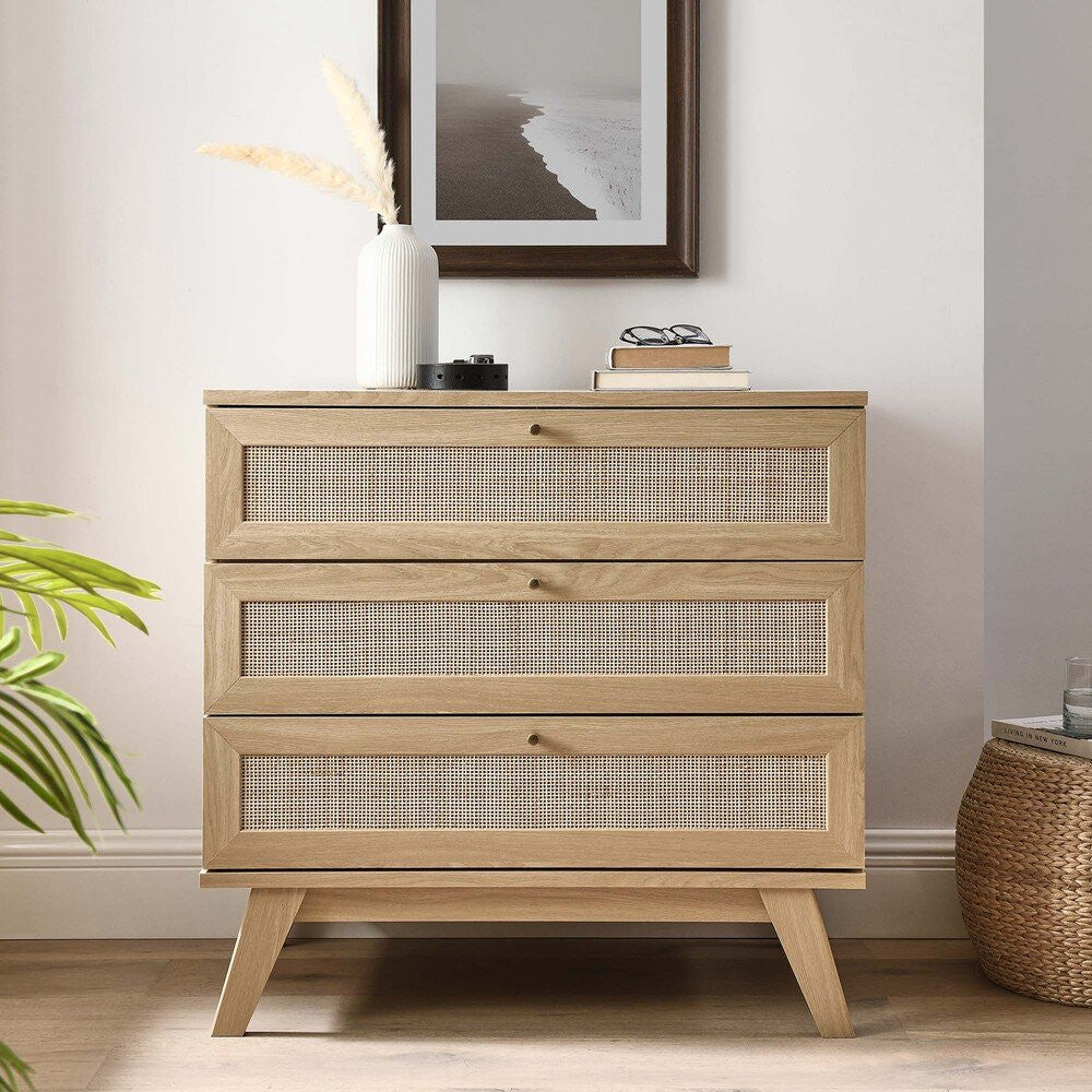 MOD-7051-OAK Soma 3-Drawer Dresser by Modway