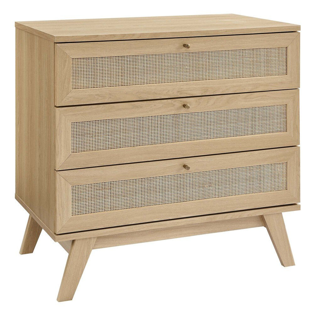 MOD-7051-OAK Soma 3-Drawer Dresser by Modway