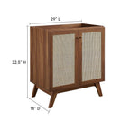 EEI-6587-WAL Soma 30" Bathroom Vanity Cabinet (Sink Basin Not Included) by Modway