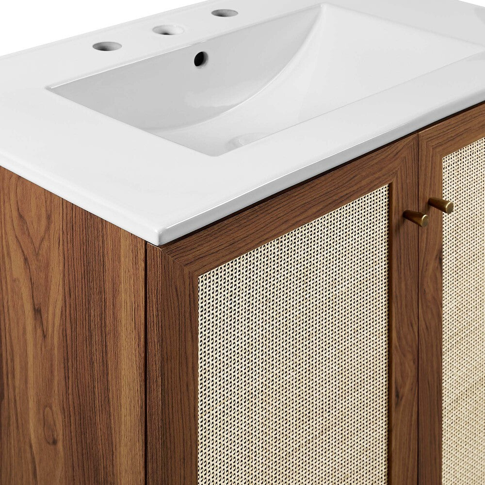 EEI-6715-WAL-WHI Soma 30" Bathroom Vanity by Modway