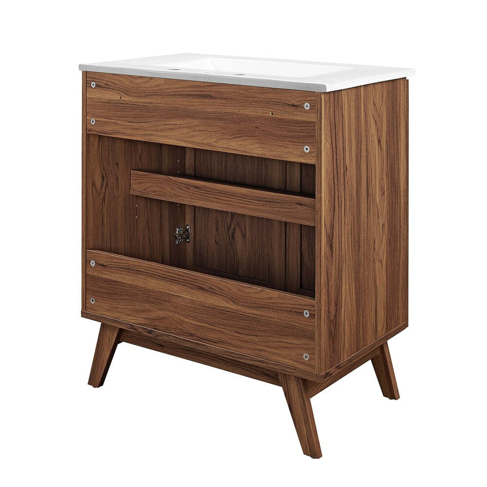 EEI-6715-WAL-WHI Soma 30" Bathroom Vanity by Modway