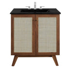 EEI-6716-WAL-BLK Soma 30" Bathroom Vanity by Modway
