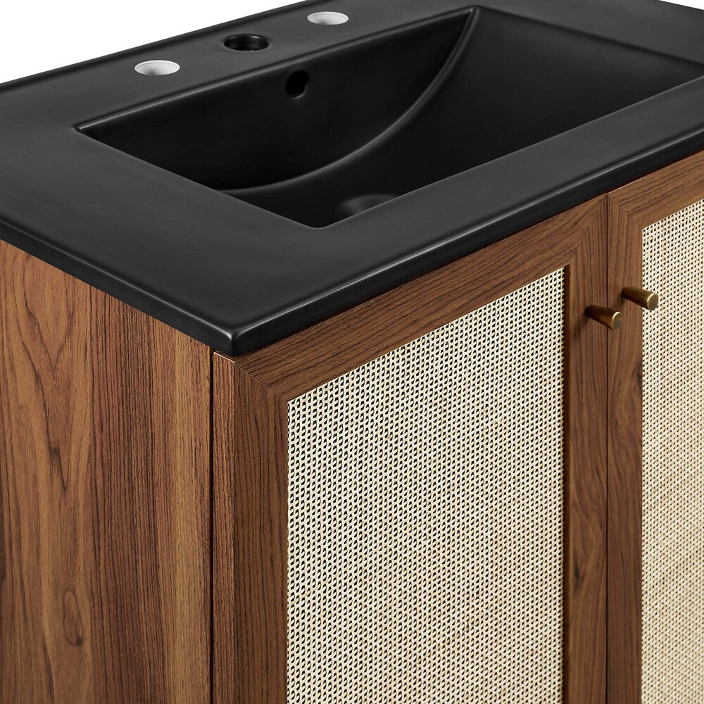 EEI-6716-WAL-BLK Soma 30" Bathroom Vanity by Modway