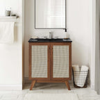 EEI-6716-WAL-BLK Soma 30" Bathroom Vanity by Modway