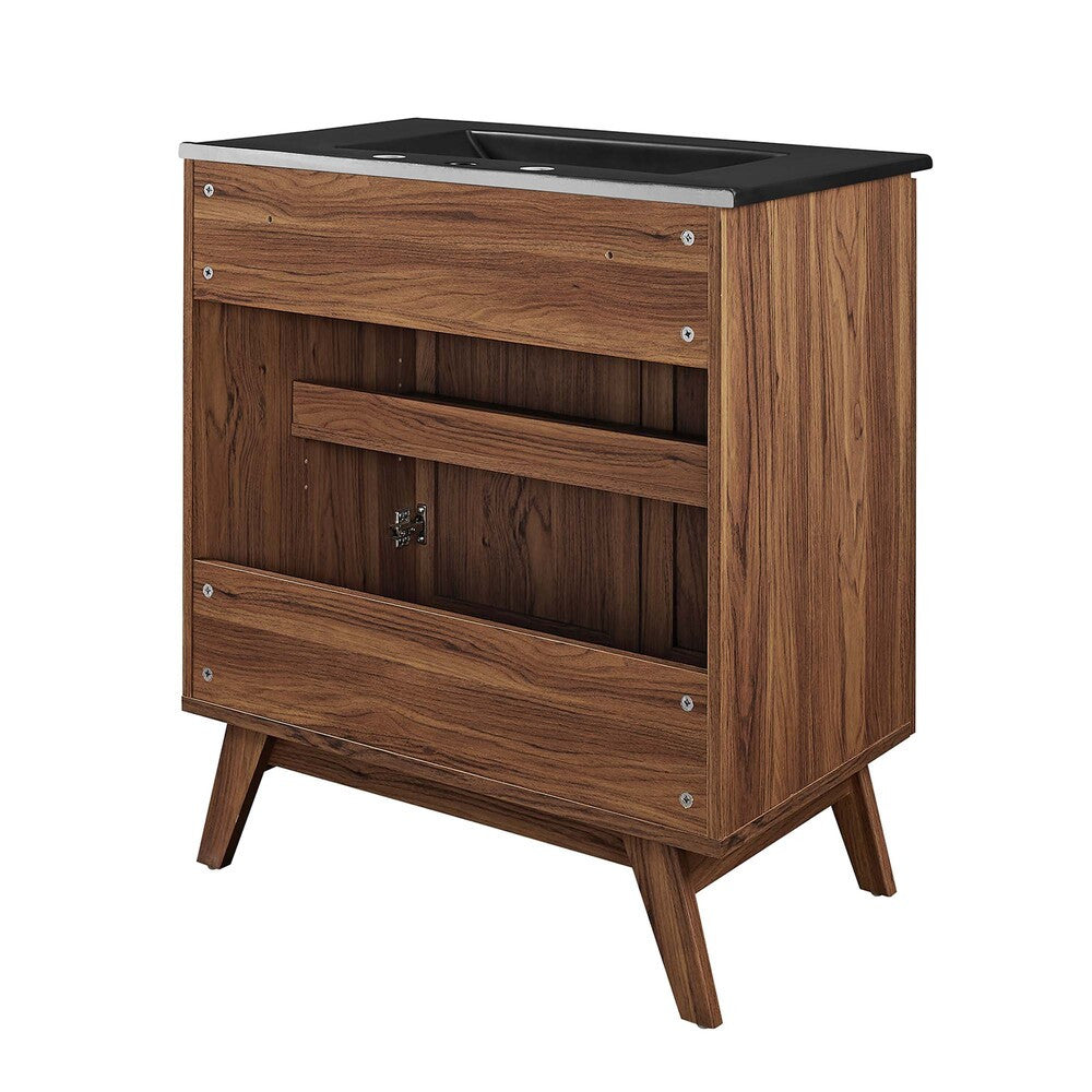 EEI-6716-WAL-BLK Soma 30" Bathroom Vanity by Modway