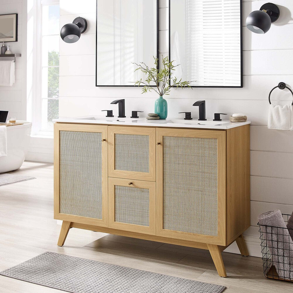 EEI-6721 Soma 48" Double Sink Bathroom Vanity by Modway