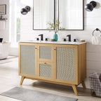 EEI-6721 Soma 48" Double Sink Bathroom Vanity by Modway