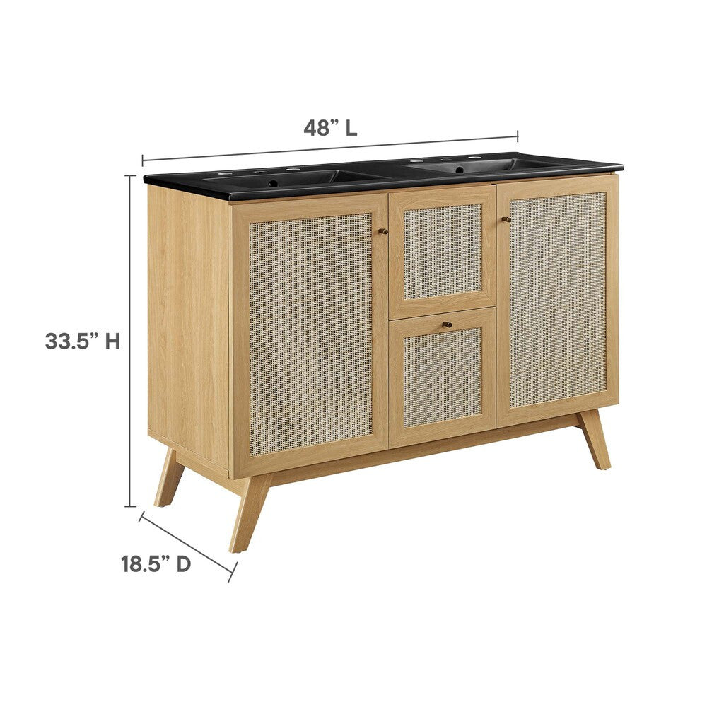 EEI-6722 Soma 48" Double Sink Bathroom Vanity by Modway