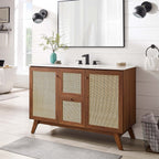EEI-6589 Soma 48" Single or Double Sink Compatible Bathroom Vanity Cabinet (Sink Basin Not Included) by Modway