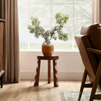 Modway Sorrel Carved Wood Stool by Modway-EEI-7140-WAL