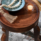 Modway Sorrel Carved Wood Stool by Modway-EEI-7140-WAL