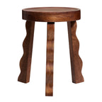 Modway Sorrel Carved Wood Stool by Modway-EEI-7140-WAL