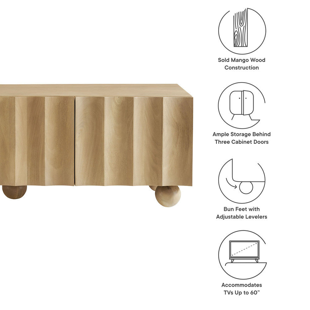Modway Sorren Scalloped 54" Wood TV Stand by Modway-EEI-7183