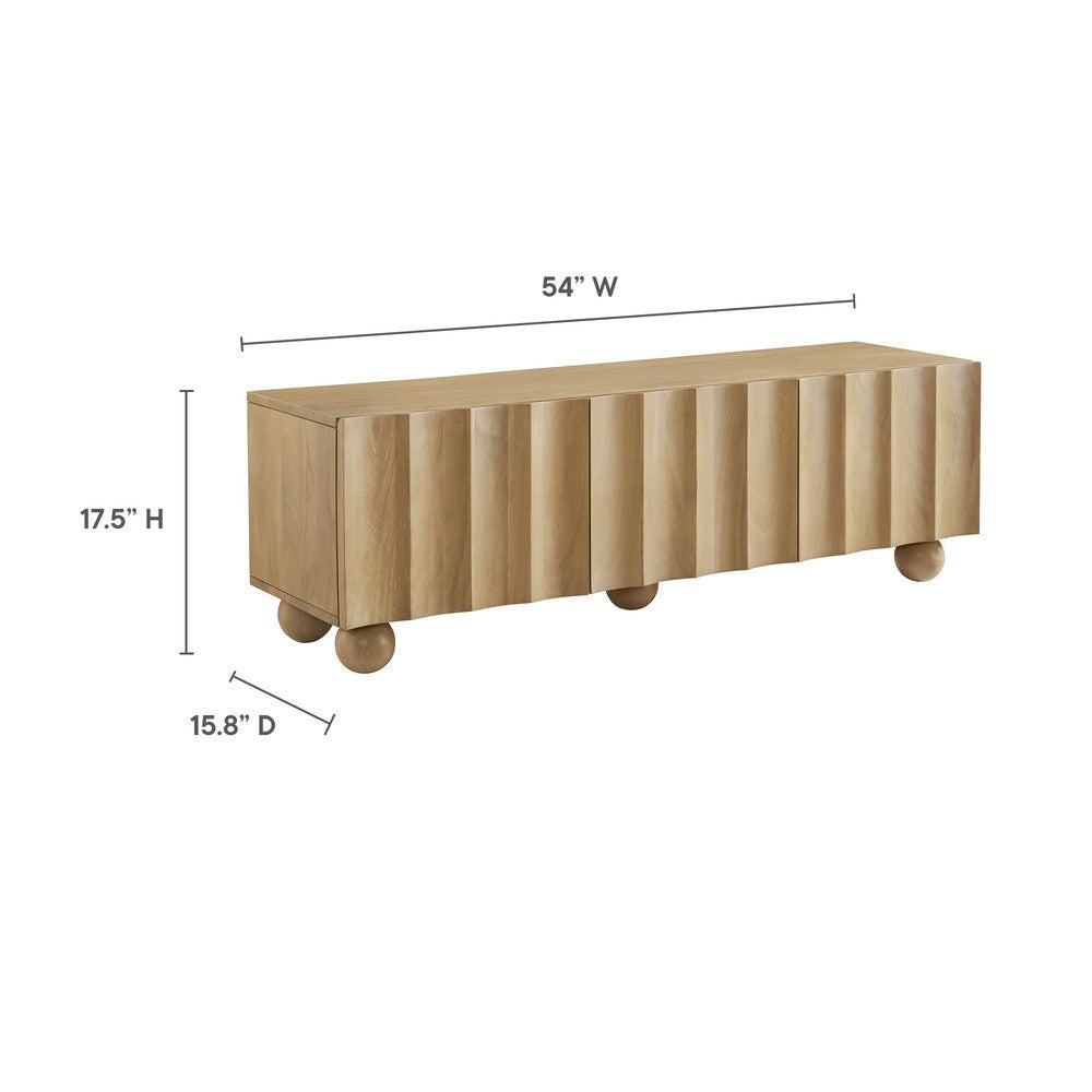 Modway Sorren Scalloped 54" Wood TV Stand by Modway-EEI-7183