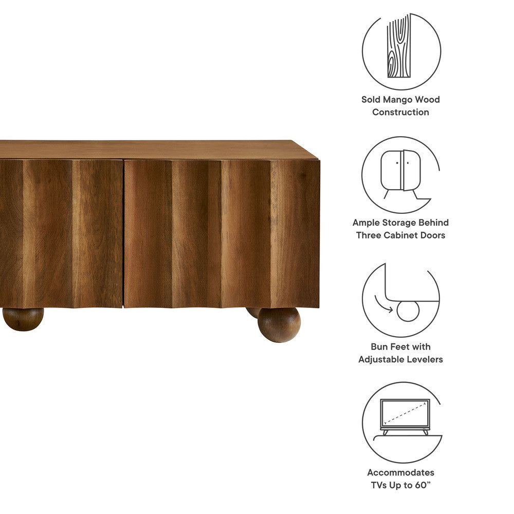 Modway Sorren Scalloped 54" Wood TV Stand by Modway-EEI-7183