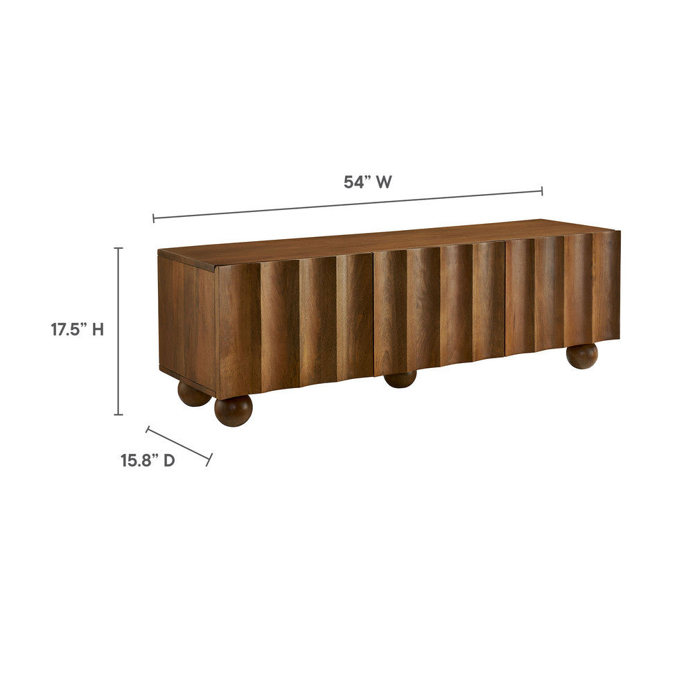 Modway Sorren Scalloped 54" Wood TV Stand by Modway-EEI-7183