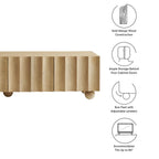 Modway Sorren Scalloped 71" Wood TV Stand by Modway-EEI-7184
