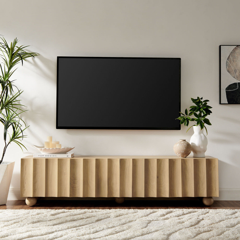 Modway Sorren Scalloped 71" Wood TV Stand by Modway-EEI-7184