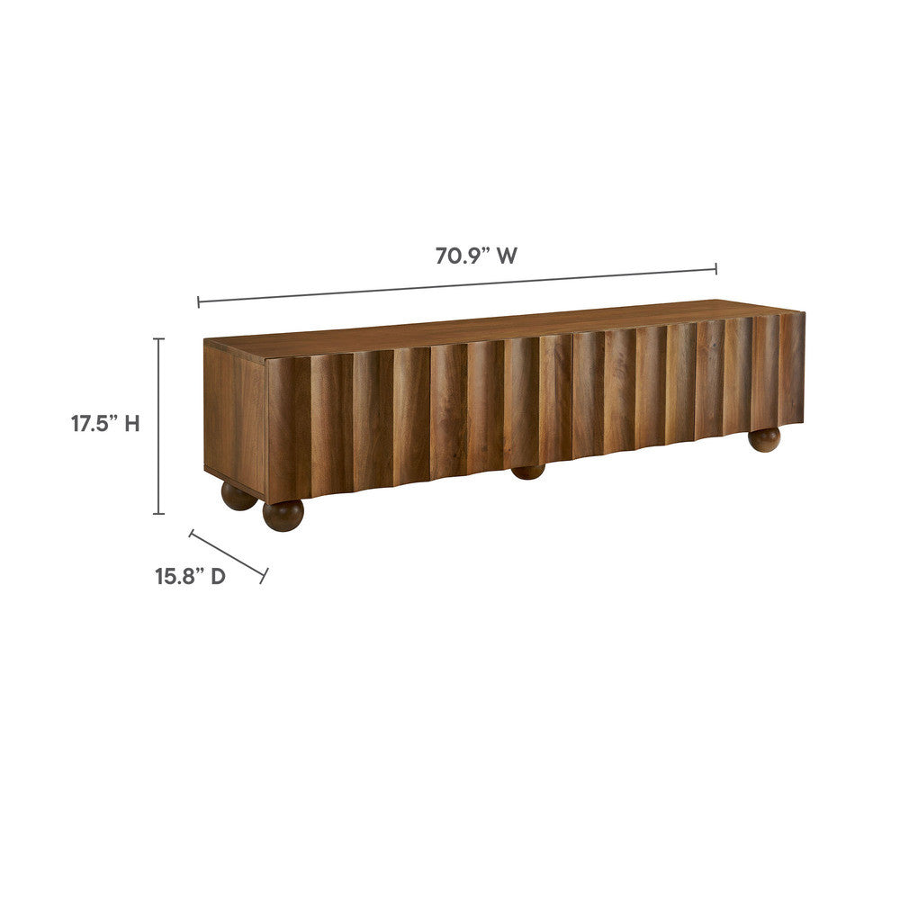 Modway Sorren Scalloped 71" Wood TV Stand by Modway-EEI-7184