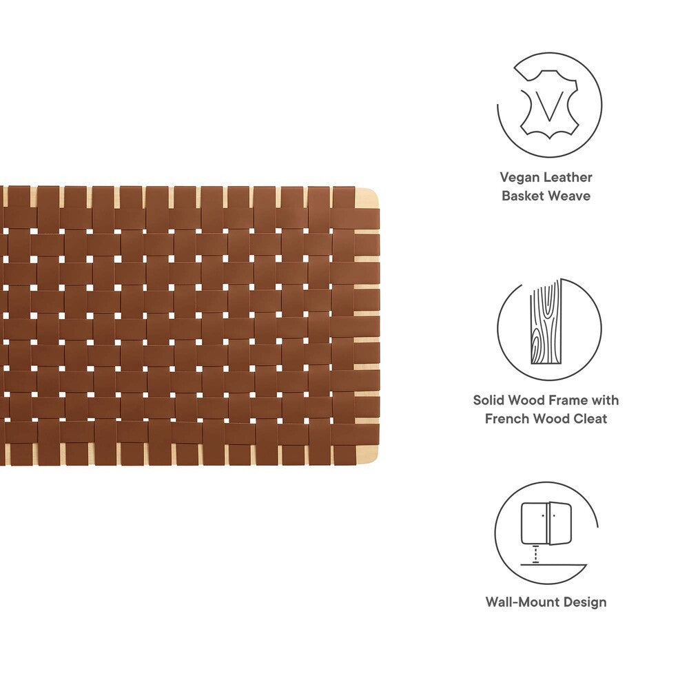 MOD-7122 Sparta Weave Vegan Leather Full Headboard by Modway
