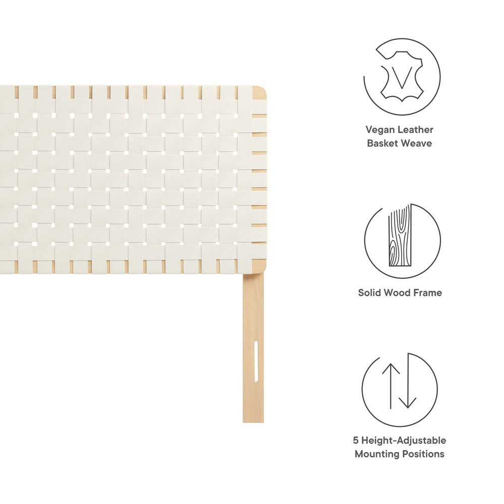 MOD-7123 Sparta Weave Vegan Leather Full Headboard by Modway