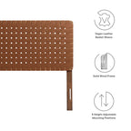 MOD-7123 Sparta Weave Vegan Leather Full Headboard by Modway