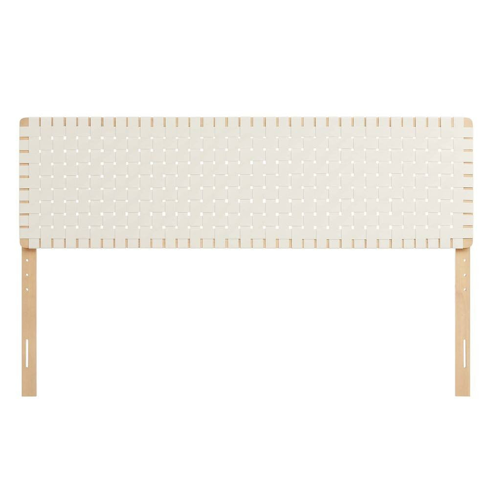 MOD-7127 Sparta Weave Vegan Leather King Headboard by Modway
