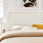 MOD-7127 Sparta Weave Vegan Leather King Headboard by Modway