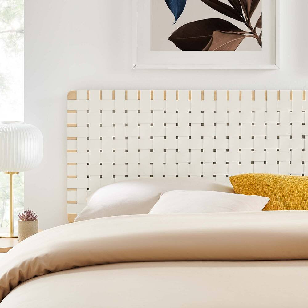 MOD-7127 Sparta Weave Vegan Leather King Headboard by Modway