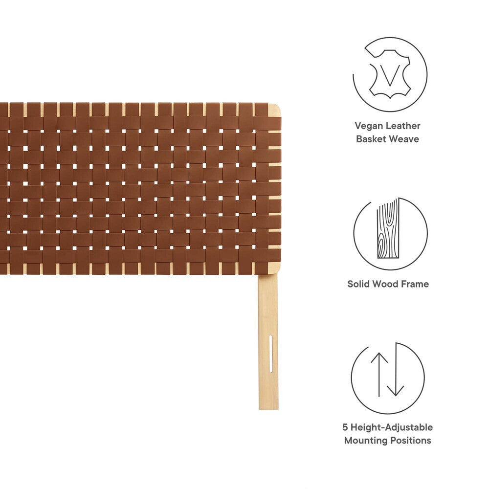 MOD-7127 Sparta Weave Vegan Leather King Headboard by Modway