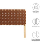 MOD-7127 Sparta Weave Vegan Leather King Headboard by Modway