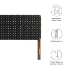 MOD-7127 Sparta Weave Vegan Leather King Headboard by Modway